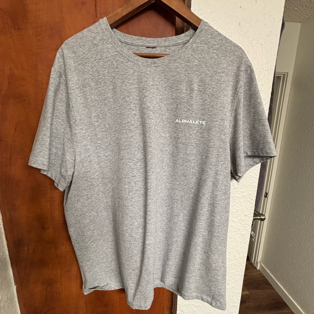 Alphalete Heather Gray Short Sleeve Tee